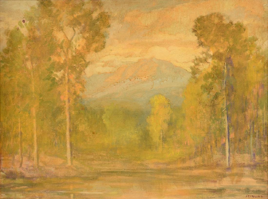 DAVID STIRLING (American 1887-1971) A PAINTING, (1 of 10)