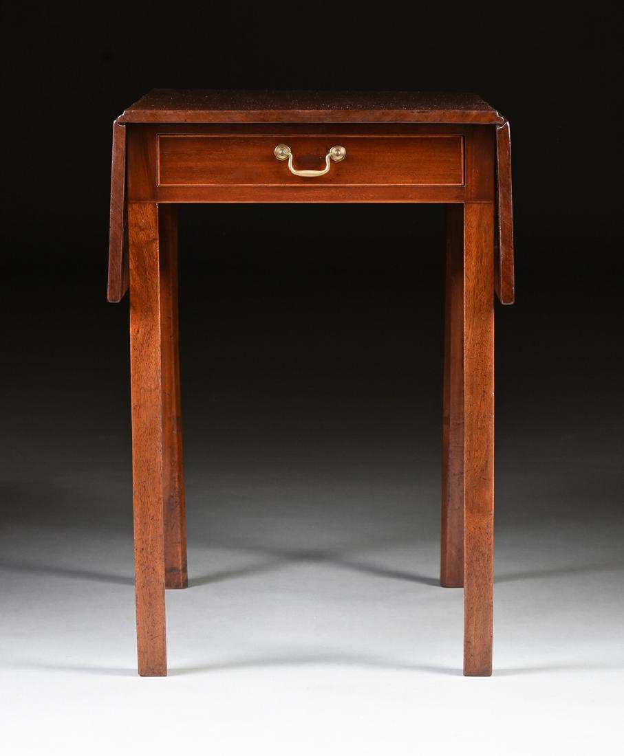 A GEORGE III MAHOGANY PEMBROKE TABLE, LATE 18TH (1 of 7)