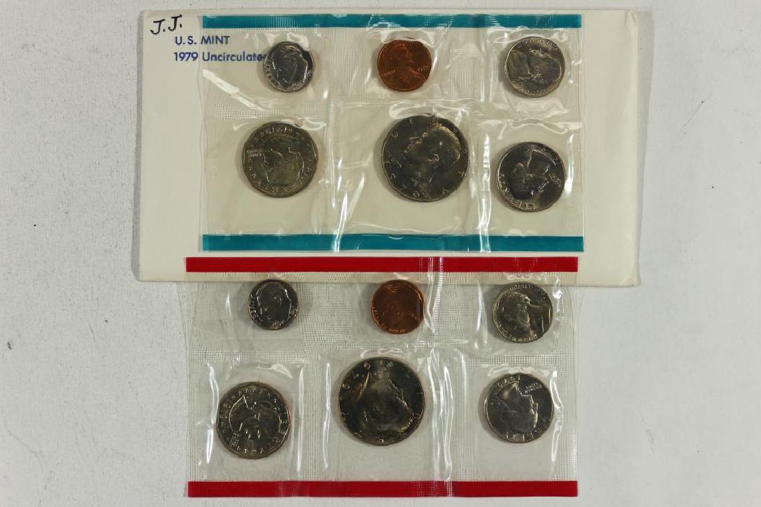 1979 US MINT SET (UNC) P/D (WITH ENVELOPE) (1 of 2)