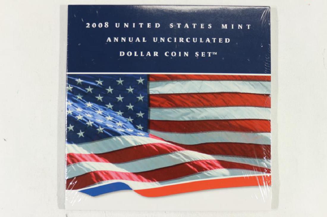 2008 US MINT ANNUAL UNC DOLLAR COIN SET (1 of 2)