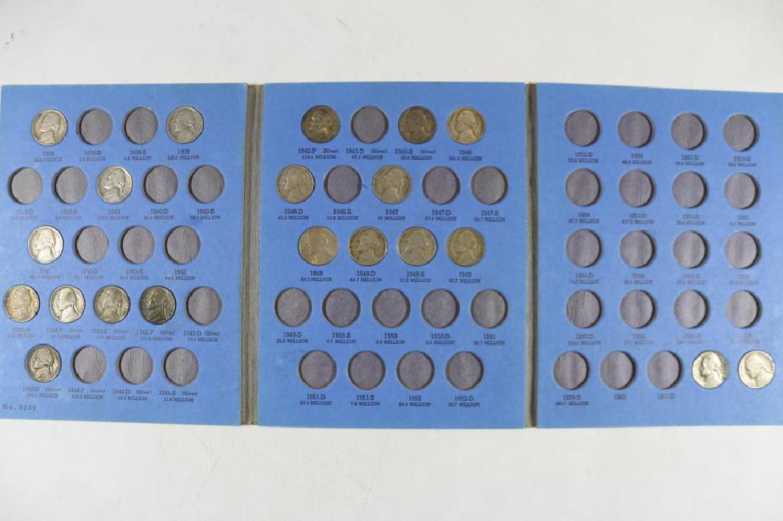 PARTIAL 1938 UP JEFFERSON NICKEL SET CONTAINS: (1 of 2)