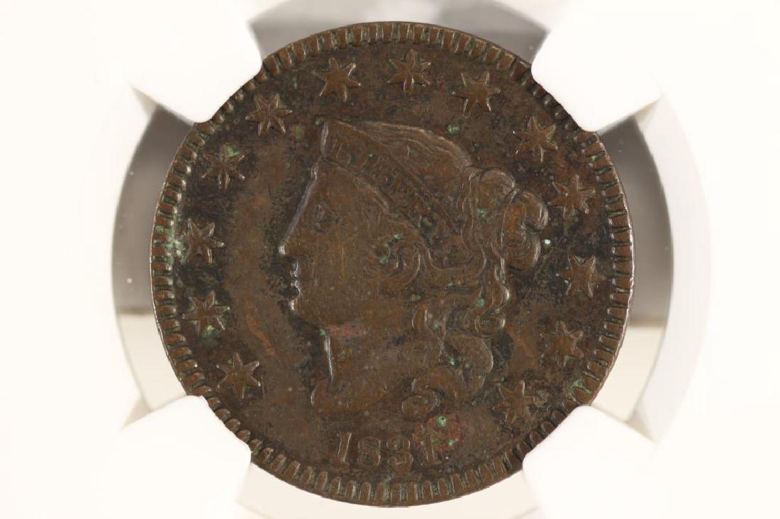 1831 US LARGE CENT NGC VERY FINE DETAILS (1 of 3)