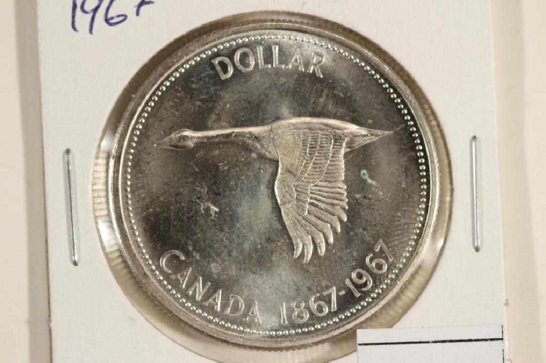 1967 CANADA FLYING GOOSE SILVER DOLLAR UNC (1 of 2)