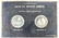 STERLING SILVER PROOF SET MEN IN SPACE SERIES