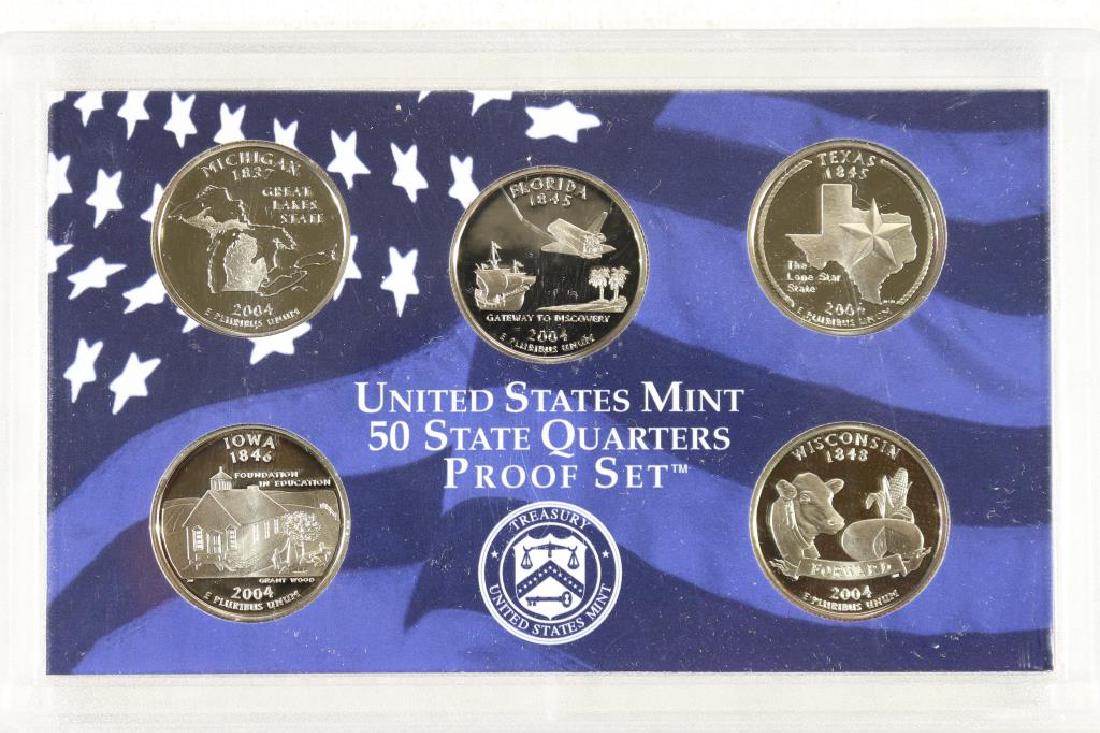 2004 US 50 STATE QUARTERS PROOF SET NO BOX (1 of 2)