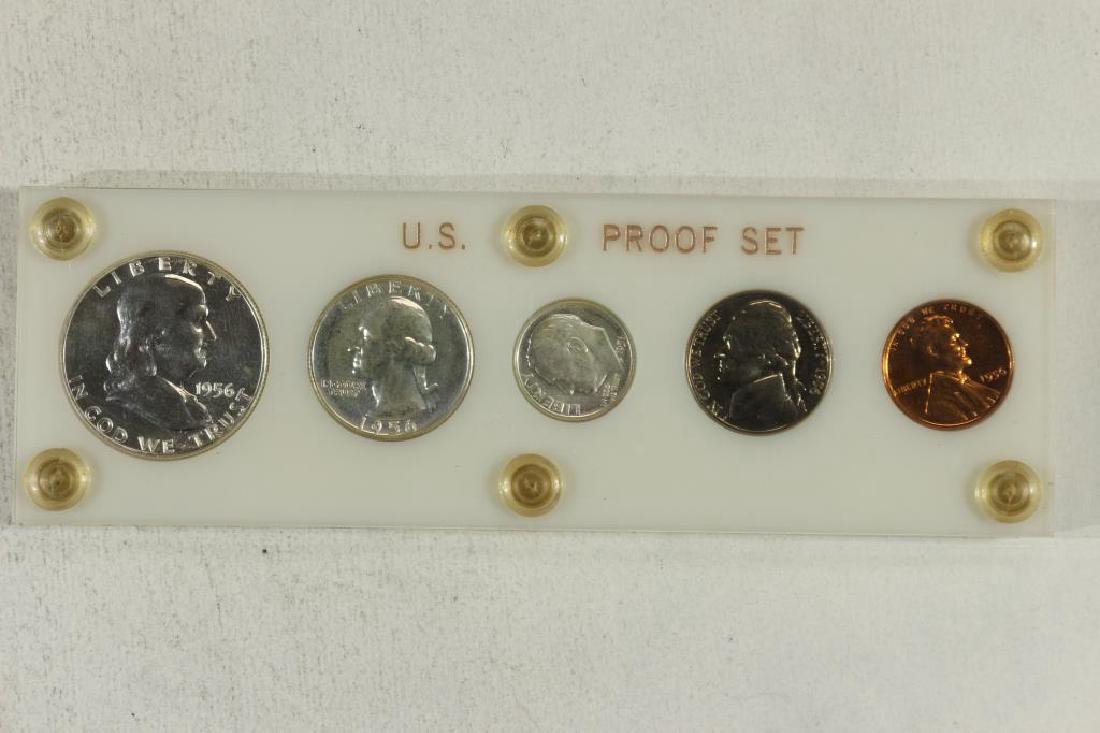 1956 US SILVER PROOF SET IN PLASTIC CASE (1 of 2)