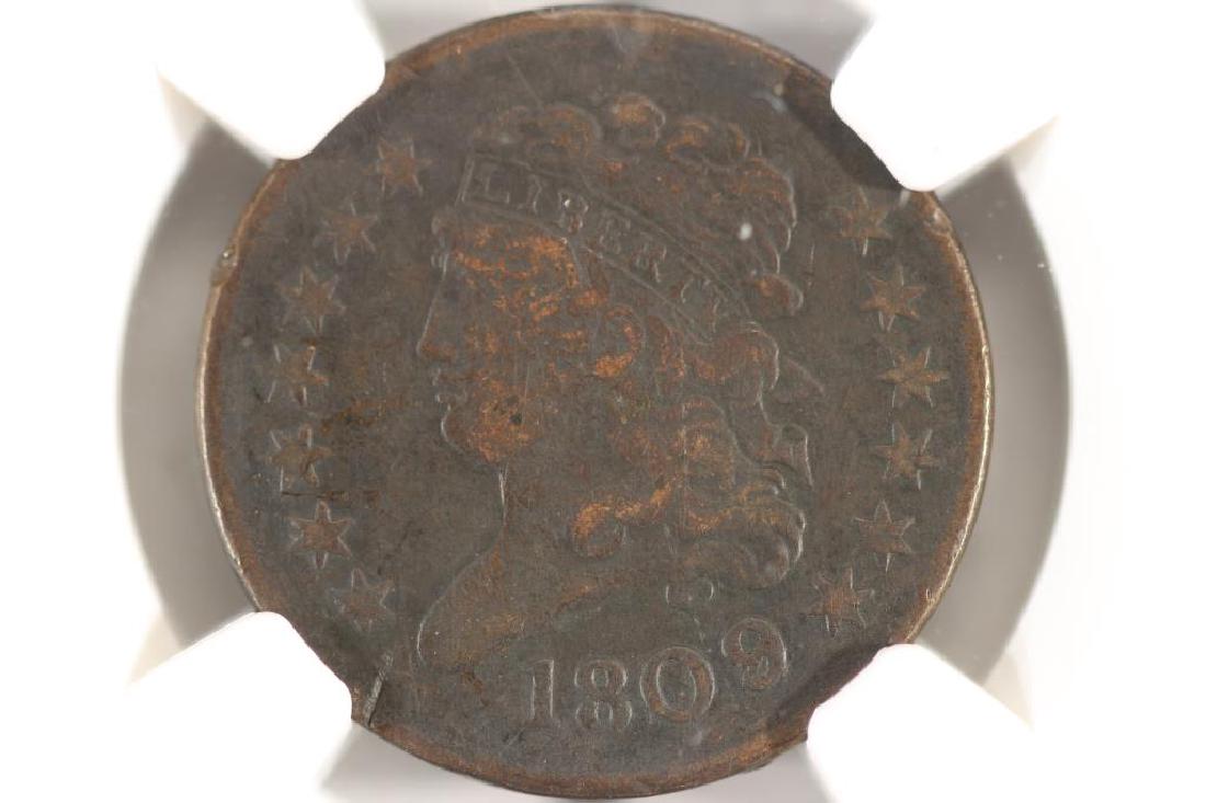 1809/6 US HALF CENT C-5 NGC VERY FINE DETAILS (1 of 3)