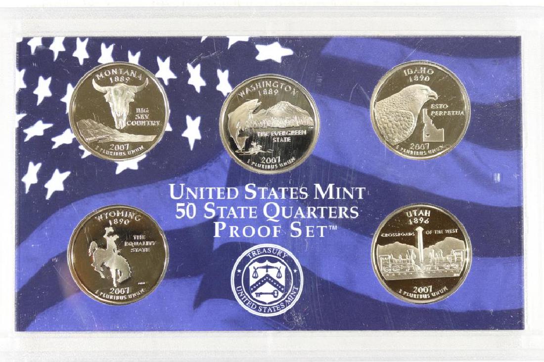 2007 US 50 STATE QUARTERS PROOF SET NO BOX (1 of 2)