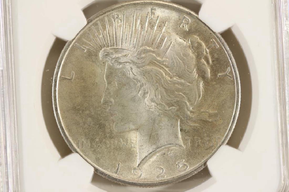 1925 PEACE SILVER DOLLAR NGC MS64 (1 of 3)