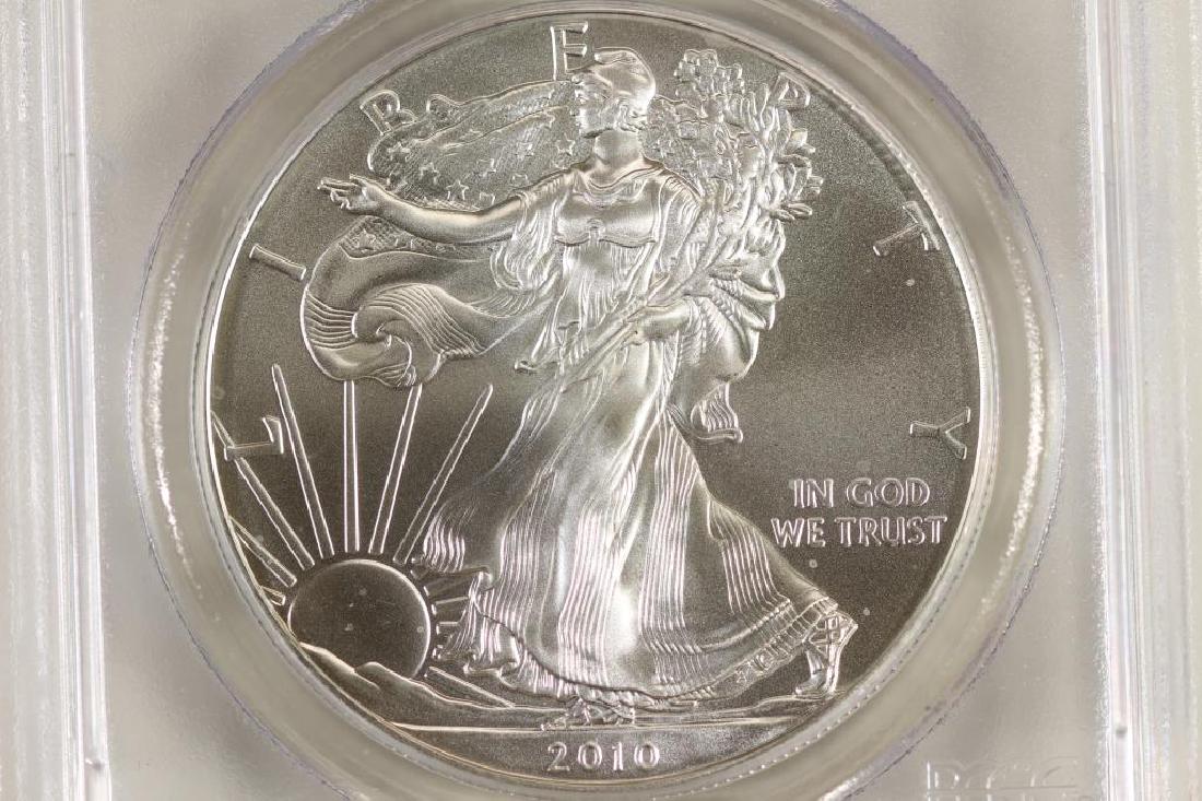 2010 AMERICAN SILVER EAGLE PCGS MS69 1ST STRIKE (1 of 3)