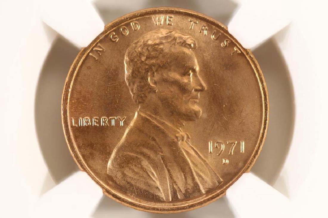 1971-D LINCOLN CENT NGC MS65RD (1 of 3)