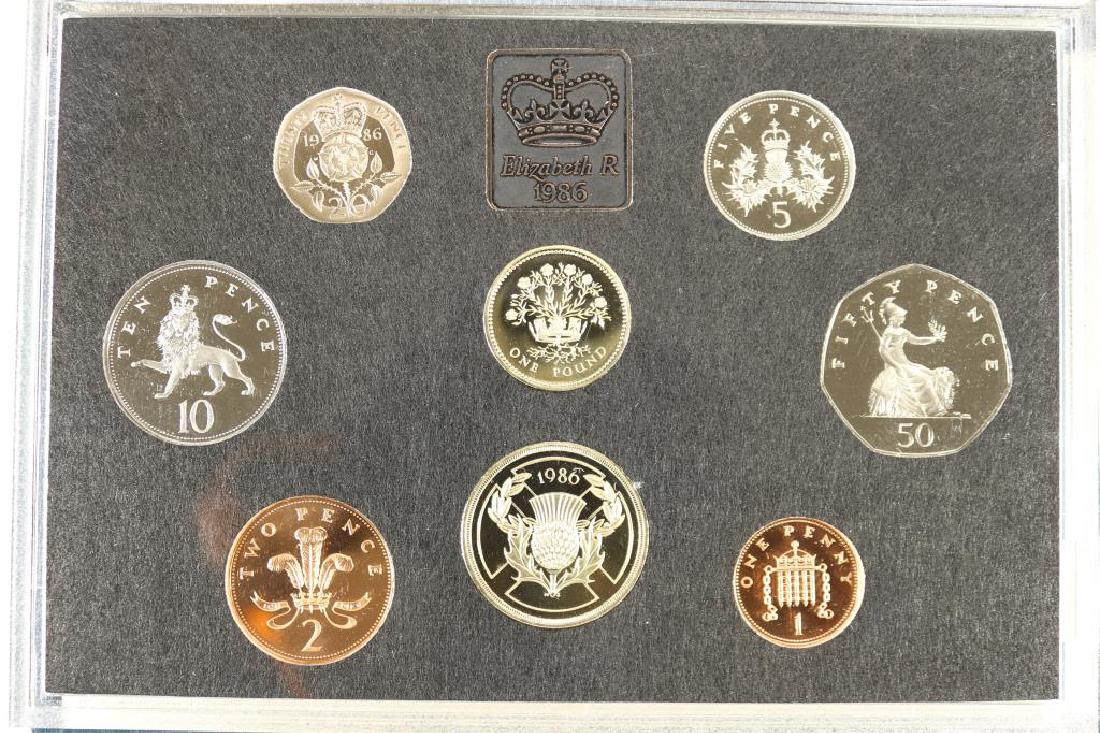 1986 UNITED KINGDOM PROOF COIN COLLECTION (1 of 4)
