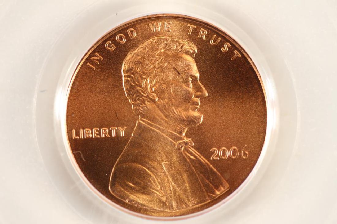 2006 LINCOLN CENT PCGS MS68RD SATIN FINISH (1 of 3)