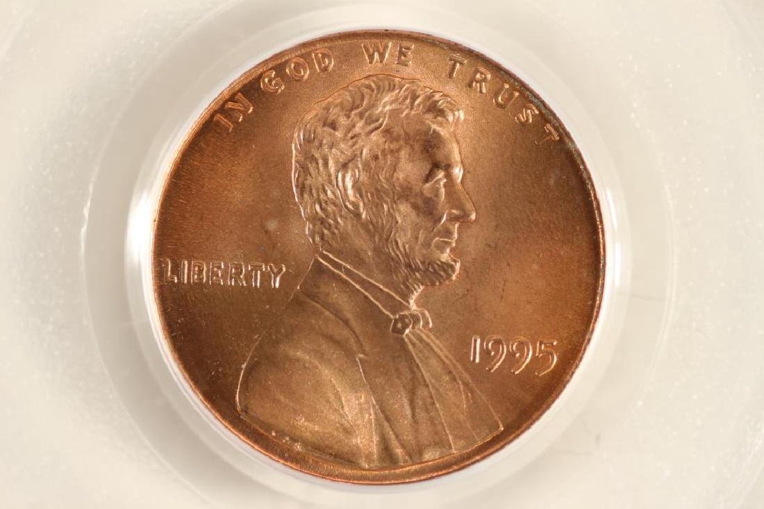 1995 DOUBLE DIE OBV. LINCOLN CENT PCGS MS67RD (1 of 3)