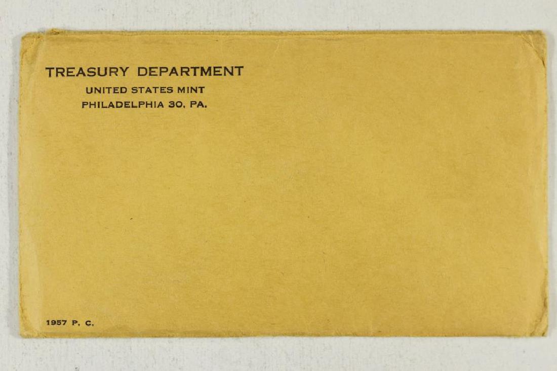 1957 US SILVER PROOF SET (WITH ENVELOPE) SEALED (1 of 2)