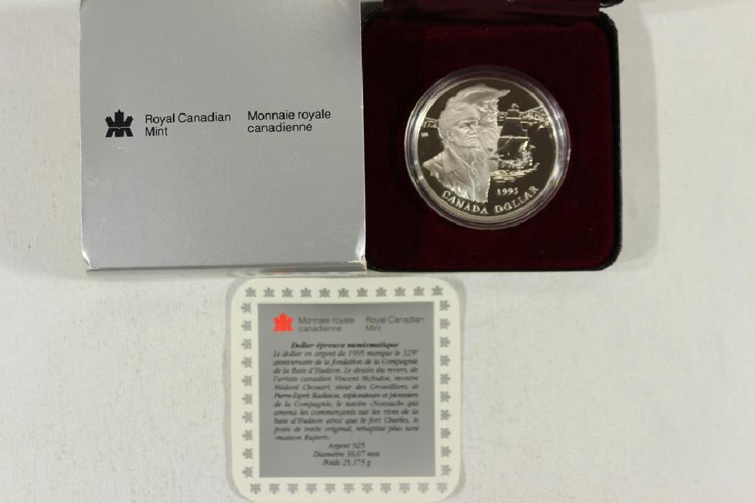 1995 CANADA HUDSON BAY SILVER DOLLAR PROOF (1 of 2)