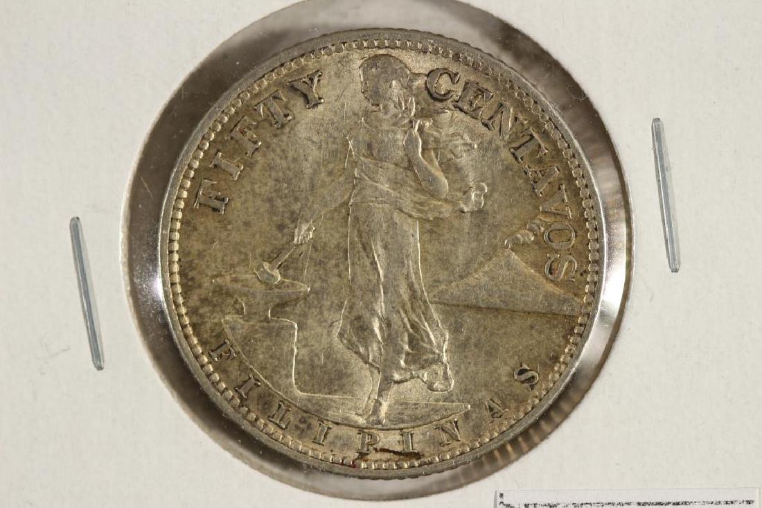 1944-S US/PHILIPPINES SILVER 50 CENTAVOS (1 of 2)