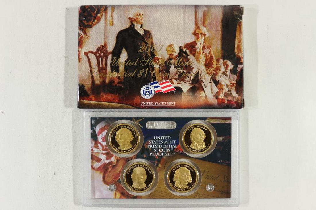 2007 PRESIDENTIAL DOLLAR PROOF SET WITH BOX (1 of 2)