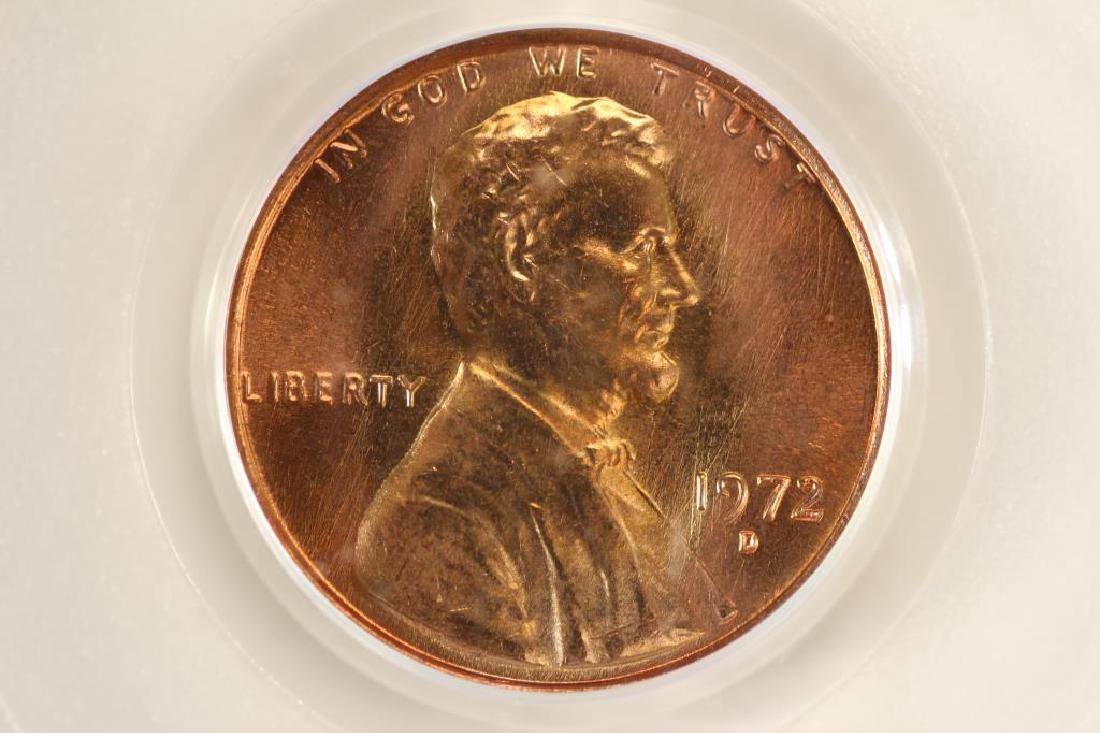 1972-D LINCOLN CENT PCGS MS66RD (1 of 3)