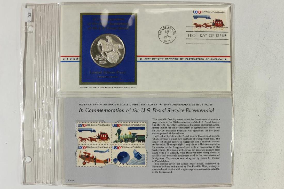 24 GRAM STERLING SILVER PROOF FDC WITH STAMPS (1 of 2)