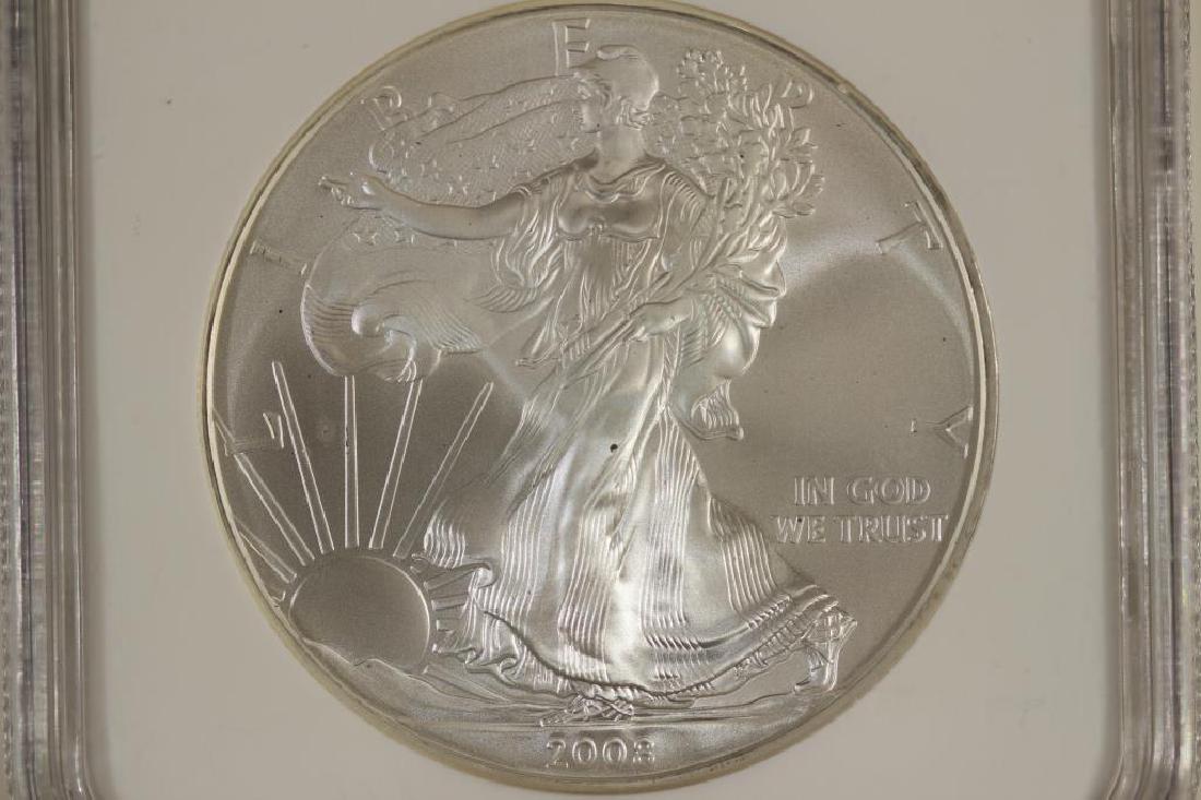2008 AMERICAN SILVER EAGLE NGC MS69 (1 of 3)