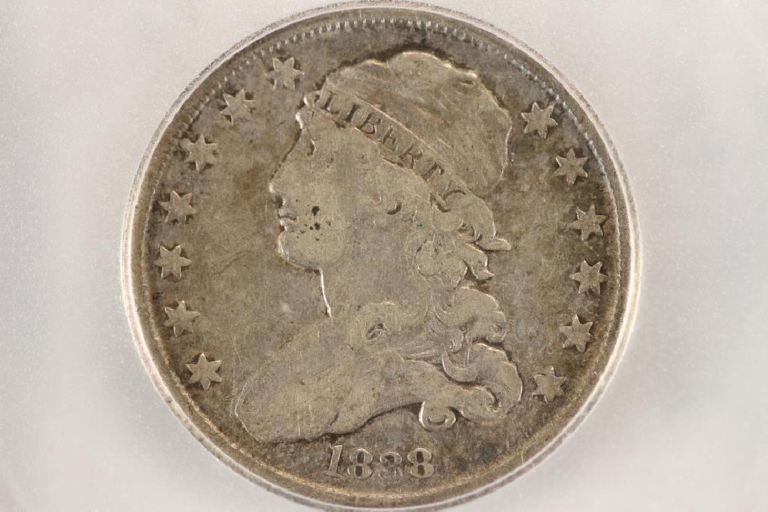 1838 CAPPED BUST QUARTER ICG VERY FINE 25 (1 of 3)