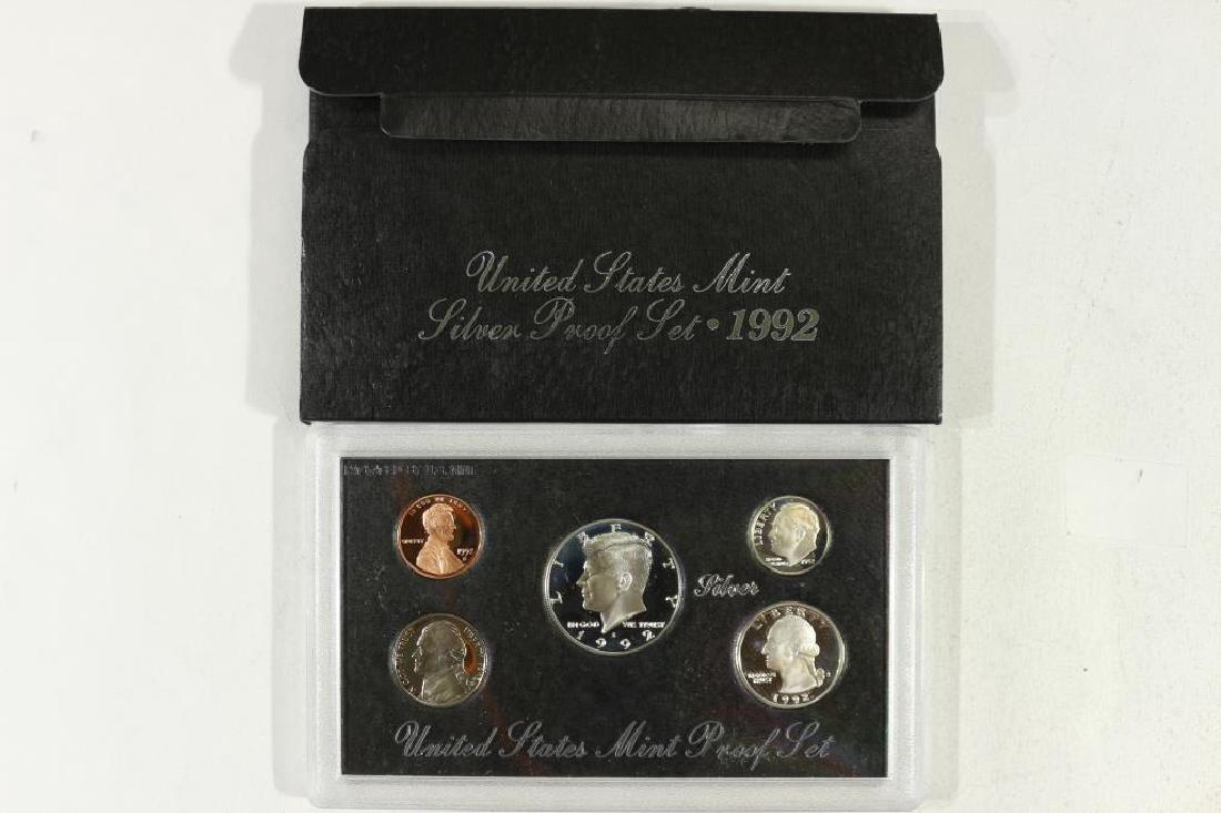 1992 US SILVER PROOF SET (WITH BOX) (1 of 2)