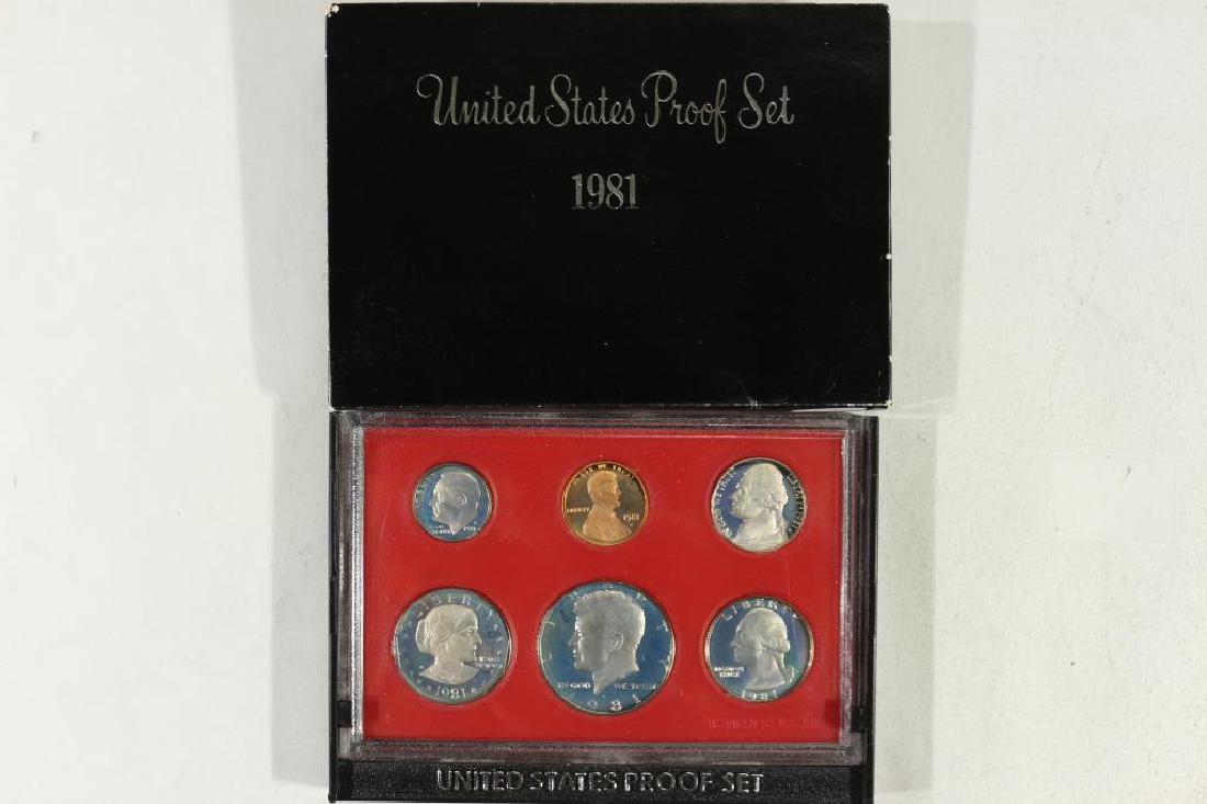 1981 US PROOF SET (WITH BOX) (1 of 2)
