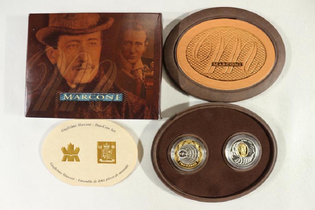 2001 TWO COIN MARCONI SET CONTAINS: CANADIAN (1 of 3)
