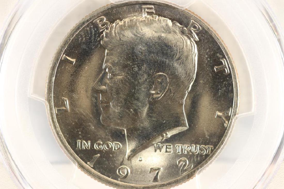 1972-D KENNEDY HALF DOLLAR PCGS MS66 (1 of 3)