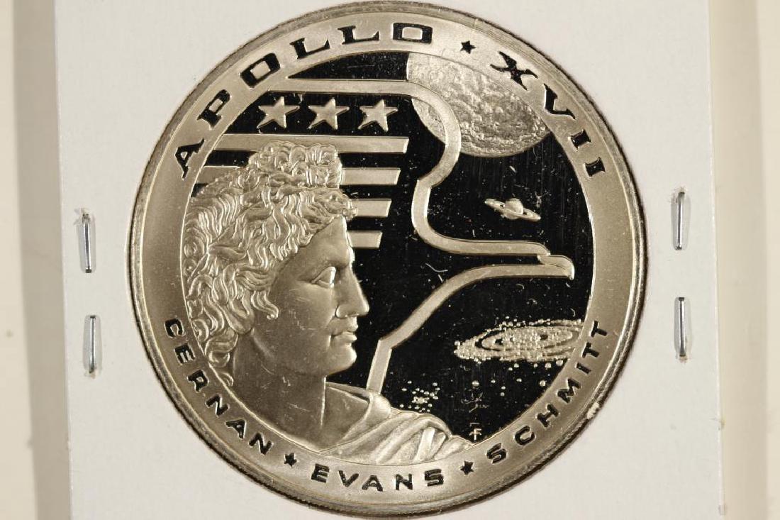 24.6 GRAM STERLING SILVER PROOF ROUND APOLLO XVII (1 of 2)