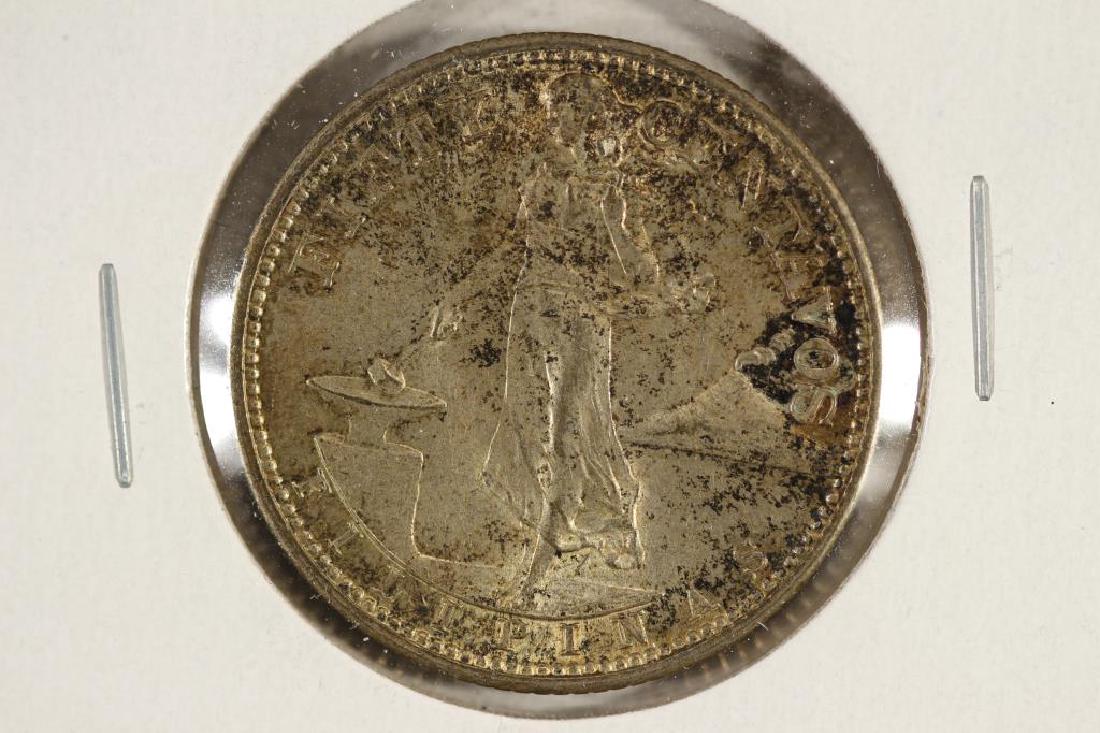 1944-S US/PHILIPPINES SILVER 50 CENTAVOS (1 of 2)