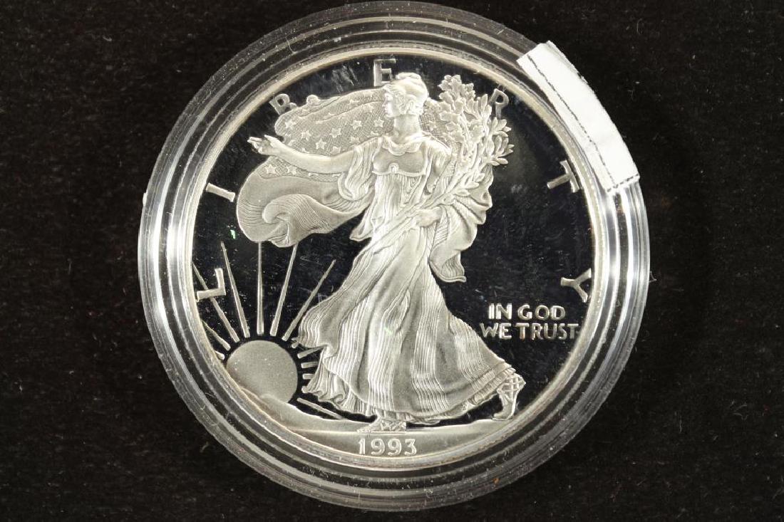 1993-P AMERICAN SILVER EAGLE PROOF (1 of 2)