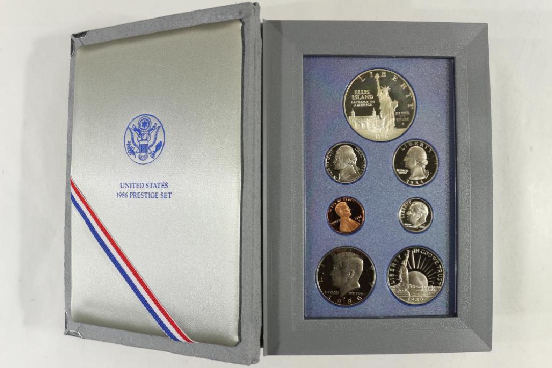 1986 US PRESTIGE PROOF SET STATUE OF LIBERTY (1 of 3)