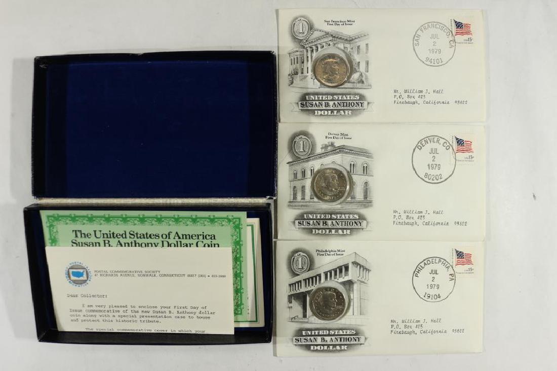 1979 P/D/S SBA DOLLAR 1ST DAY ISSUES PNC'S (1 of 3)