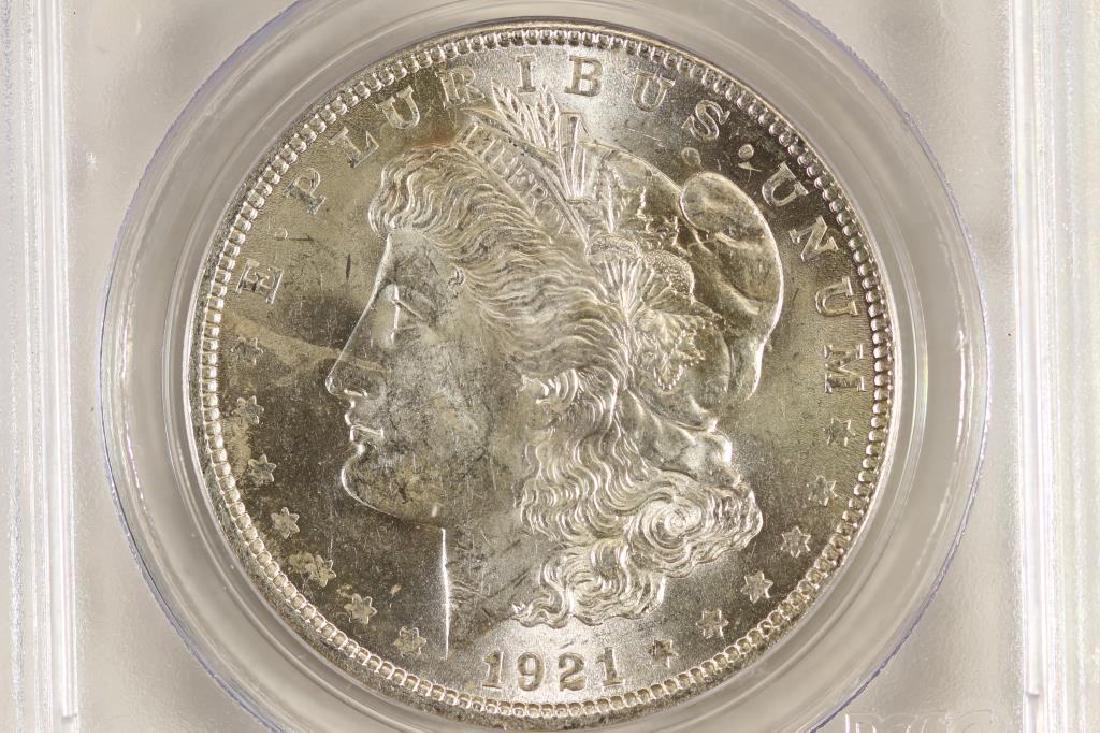 1921 MORGAN SILVER DOLLAR PCGS MS63 (1 of 3)