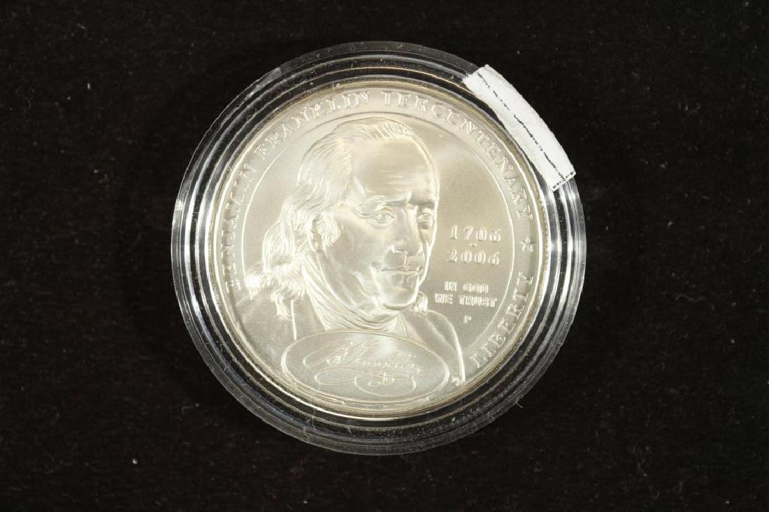 2006-P BENJAMIN FRANKLIN UNC SILVER DOLLAR (1 of 2)