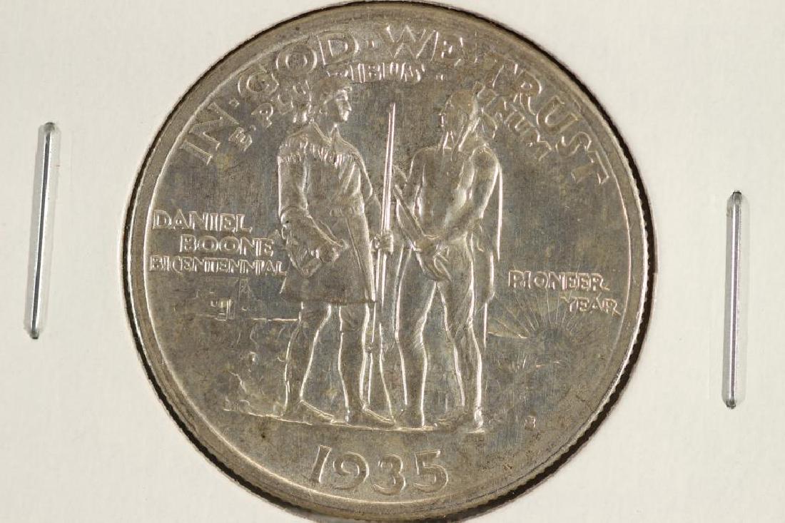 1935-S DANIEL BOONE COMMEMORATIVE SILVER (1 of 2)
