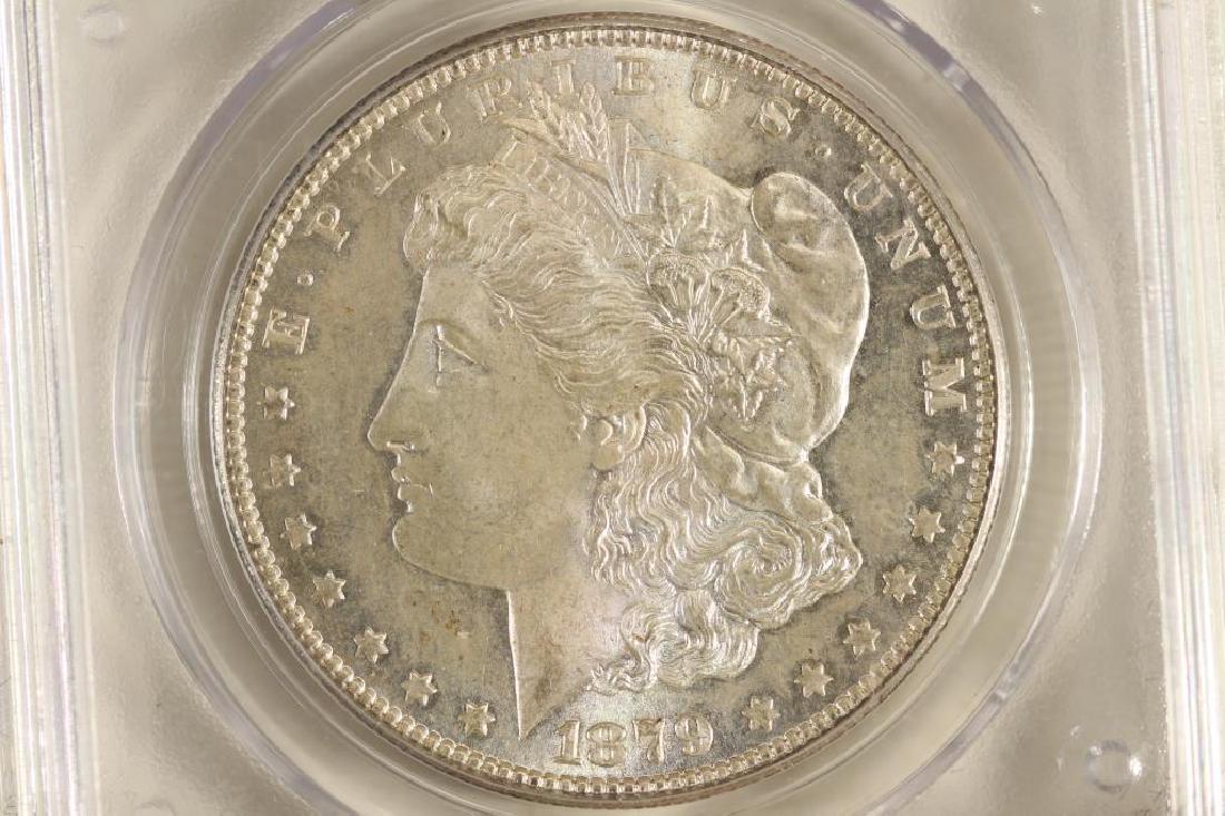 1879-S MORGAN SILVER DOLLAR PCGS MS62 (1 of 3)