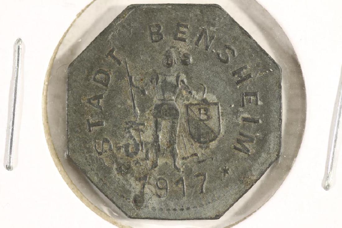 1917 GERMANY 10 PFENNIG NOTGELD BENSHEIM (1 of 2)