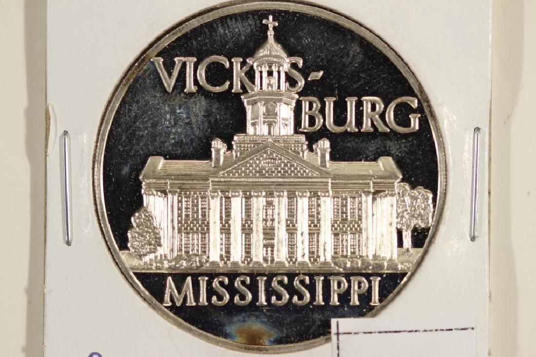 25 GRAM STERLING SILVER PROOF ROUND VICKSBURG (1 of 2)