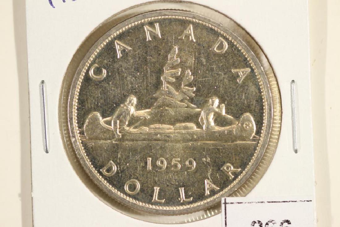 1959 CANADA SILVER DOLLAR UNC (1 of 2)