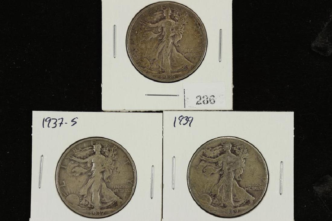 1935-S,37-S & 39 WALKING LIBERTY HALF DOLLARS (1 of 2)