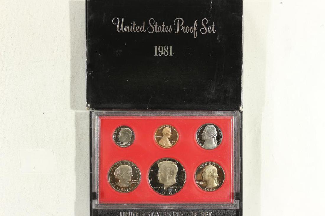 1981 US PROOF SET (WITH BOX) (1 of 2)
