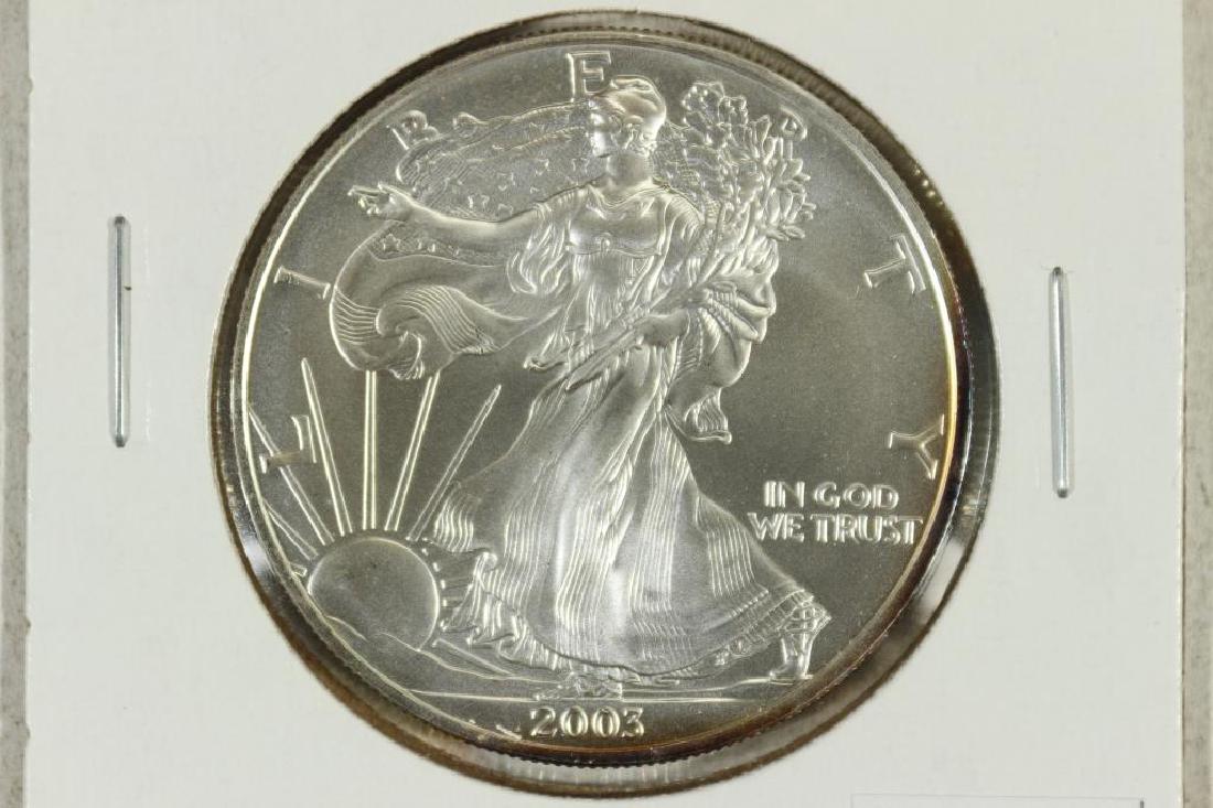 2003 AMERICAN SILVER EAGLE UNC (1 of 2)