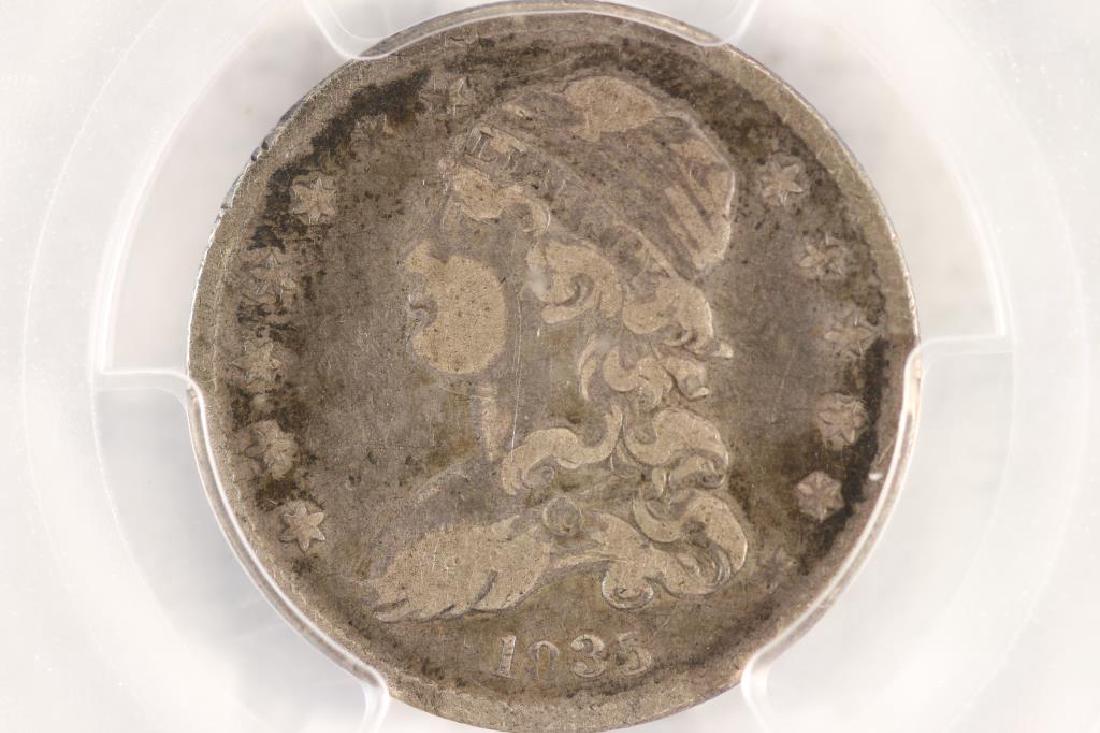 1835 BUST QUARTER PCGS FINE DETAILS (1 of 3)