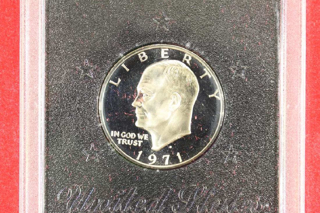1971-S IKE SILVER DOLLAR PROOF (BROWN PACK) (1 of 3)
