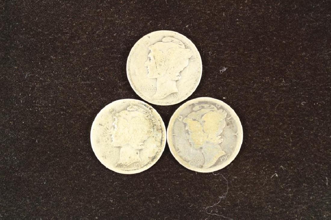 1917-P/D/S MERCURY DIMES (1 of 2)