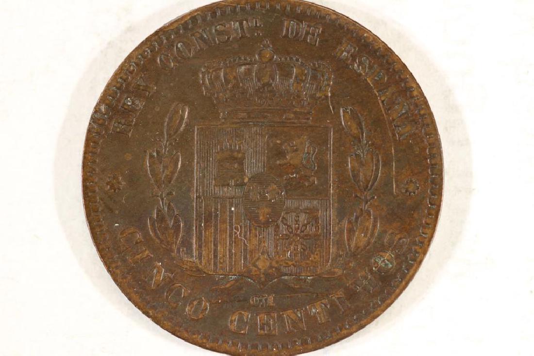 1879 SPAIN 5 CENTIMOS (1 of 2)