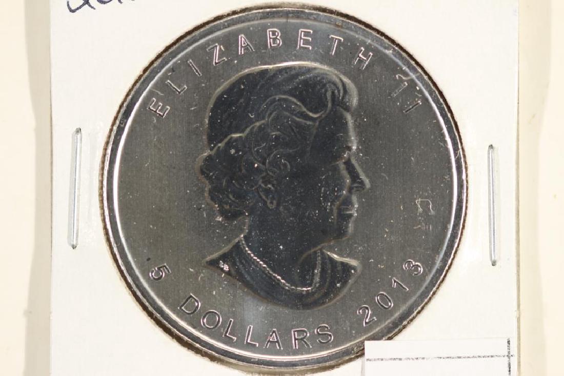 2013 CANADA 1 OZ. FINE SILVER $5 MAPLE LEAF (1 of 2)